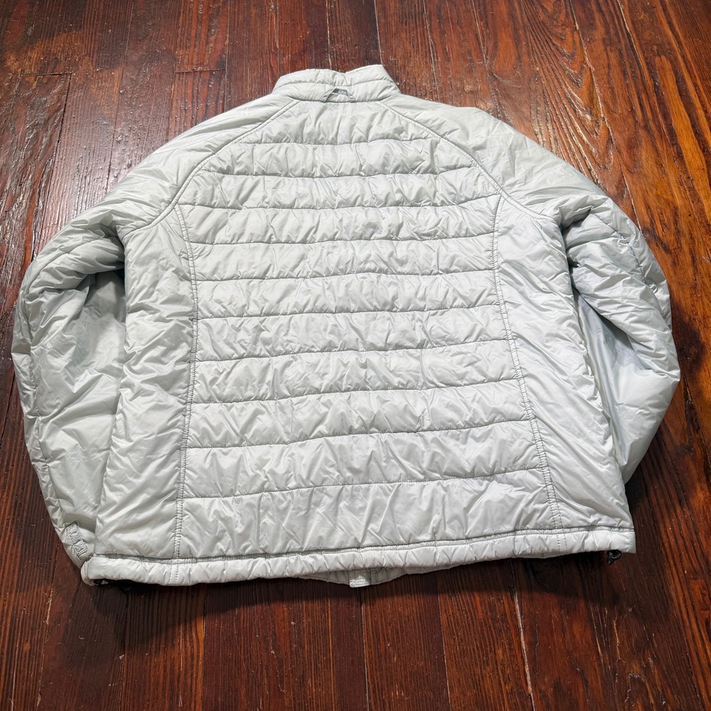 LL Bean Jacket Mens L Gray PrimaLoft Packaway Puffer Full Zip Gorpcore - Picture 4 of 10
